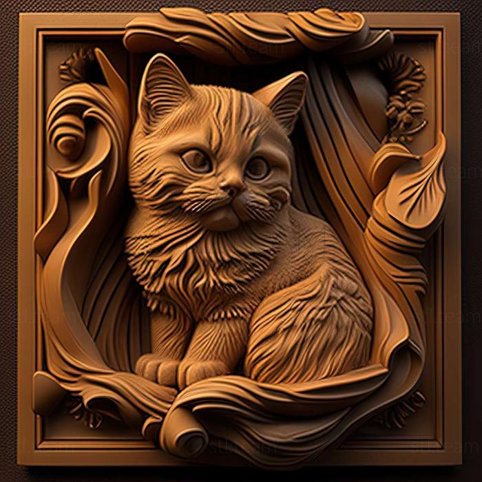 3D model kitty (STL)